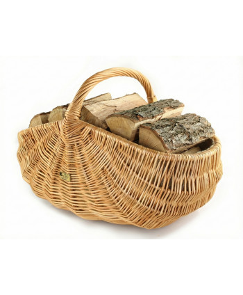 Prútený kôš na drevo Holdy